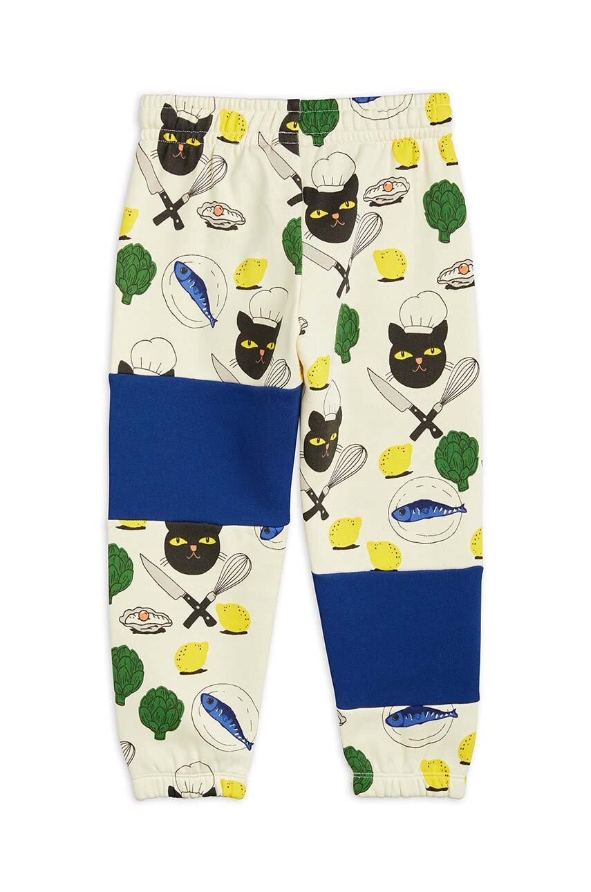 Детские хлопковые штаны Mini Rodini с узором Детские хлопковые штаны Mini Rodini с узором