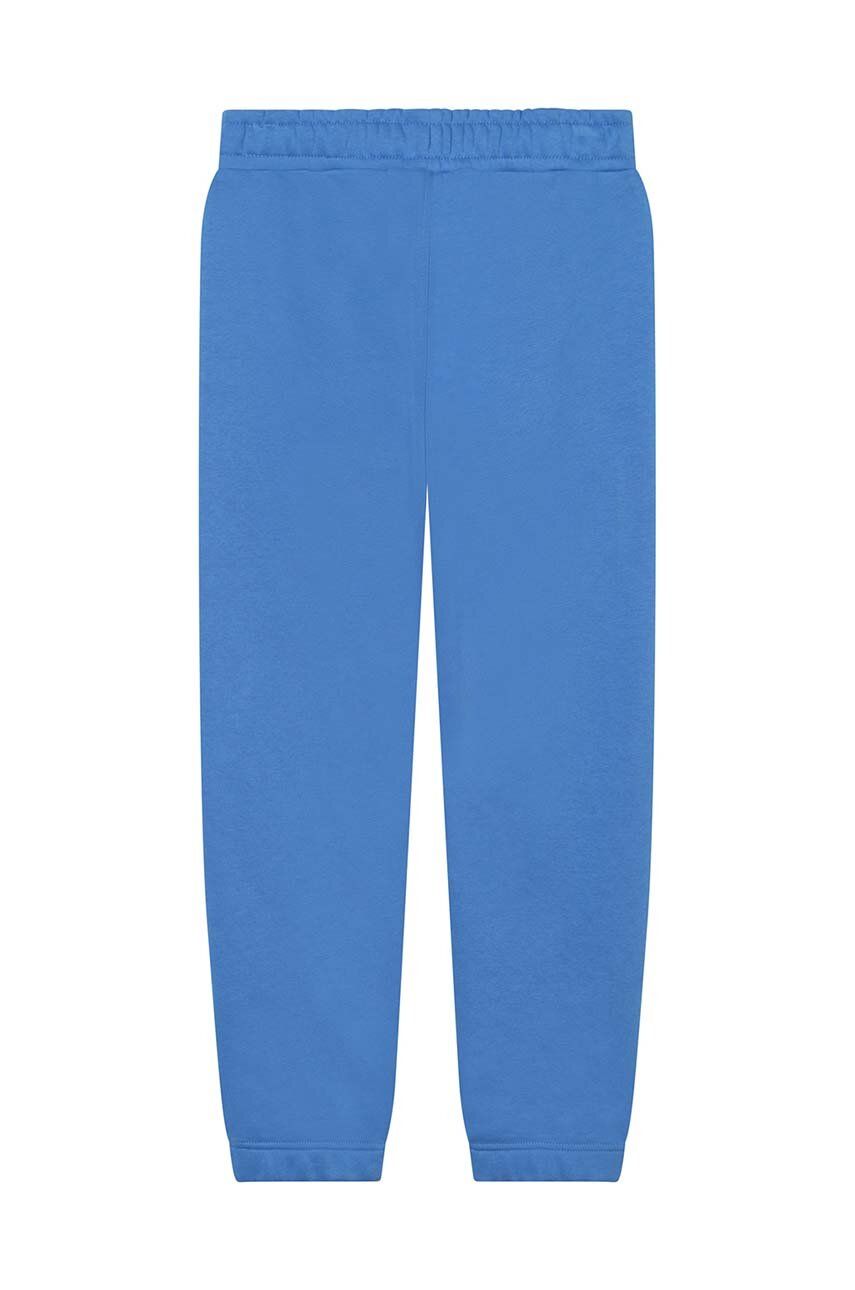 BOSS Pantaloni De Trening Pentru Copii Culoarea Albastru Marin, Cu Imprimeu