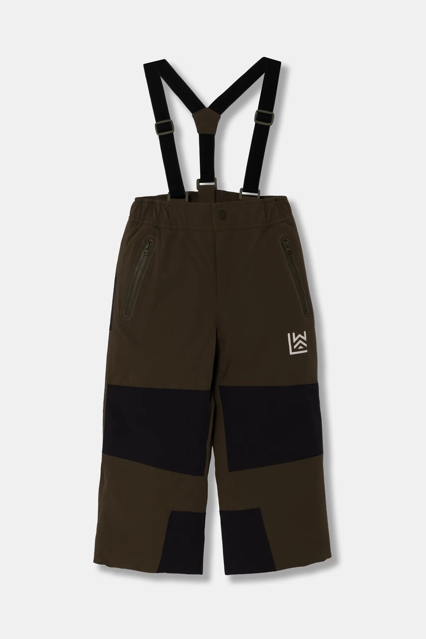 Liewood pantaloni de schi pentru copii culoarea maro