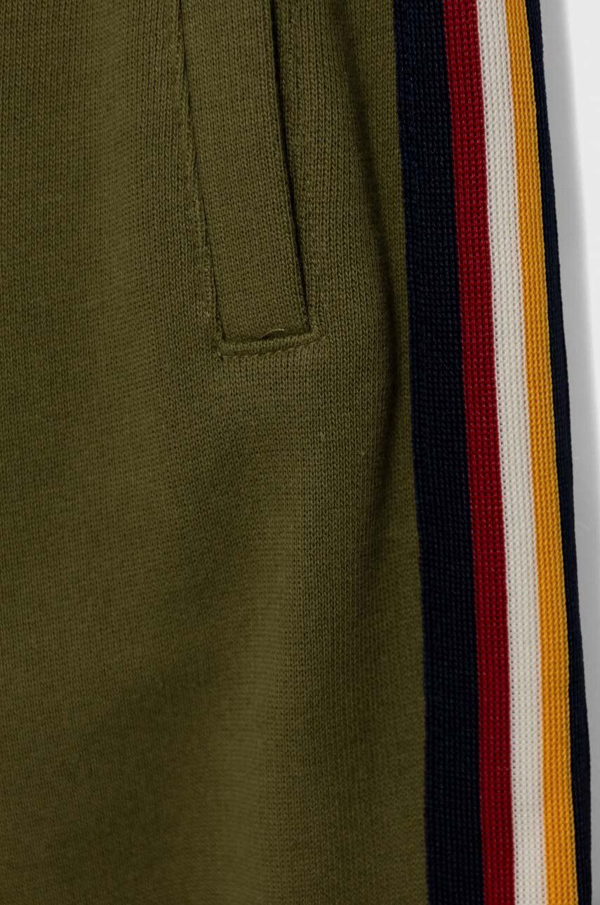 United Colors Of Benetton Pantaloni De Trening Pentru Copii Culoarea Verde, Cu Imprimeu