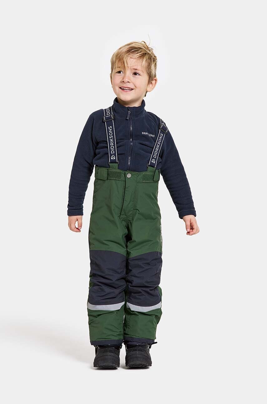 Didriksons pantaloni de schi pentru copii IDRE KIDS PANTS culoarea verde Didriksons pantaloni de schi pentru copii IDRE KIDS PANTS culoarea verde