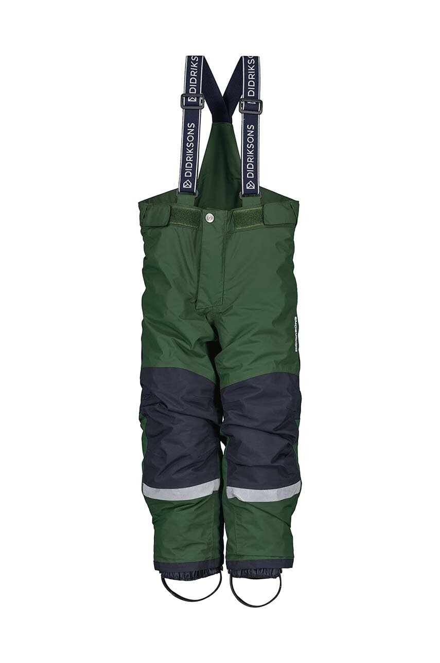 Детские лыжные штаны Didriksons IDRE KIDS PANTS цвет зелёный