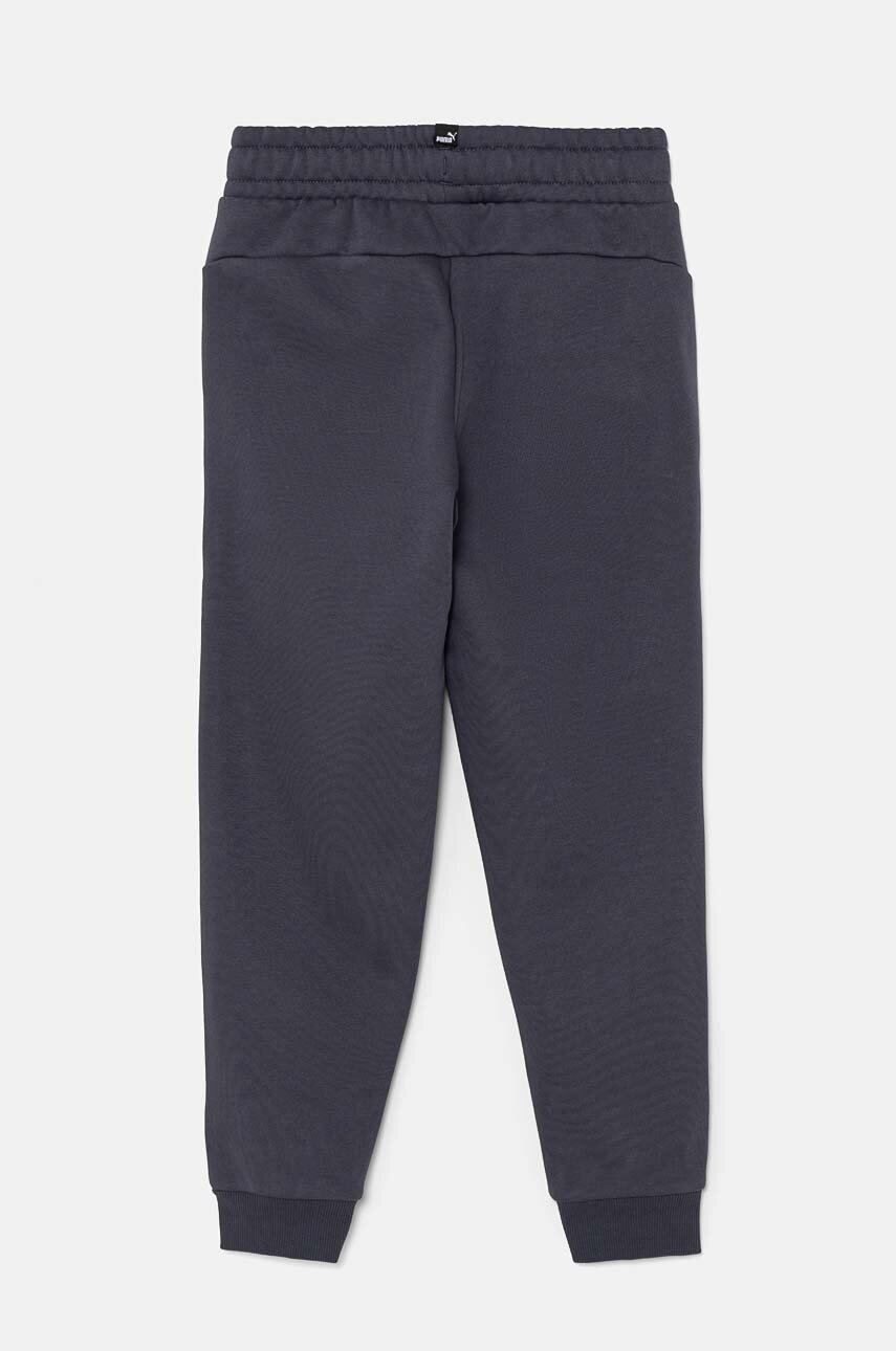 Детские спортивные штаны Puma ESS Logo Pants FL cl B цвет серый с принтом