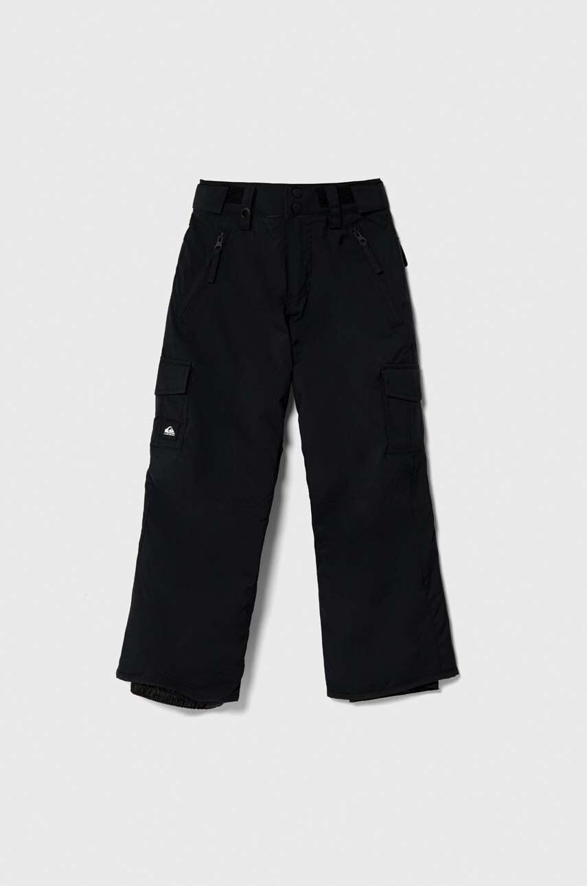 Dětské lyžařské kalhoty Quiksilver PORTER YTH PT SNPT černá barva - černá - 100 % Polyester