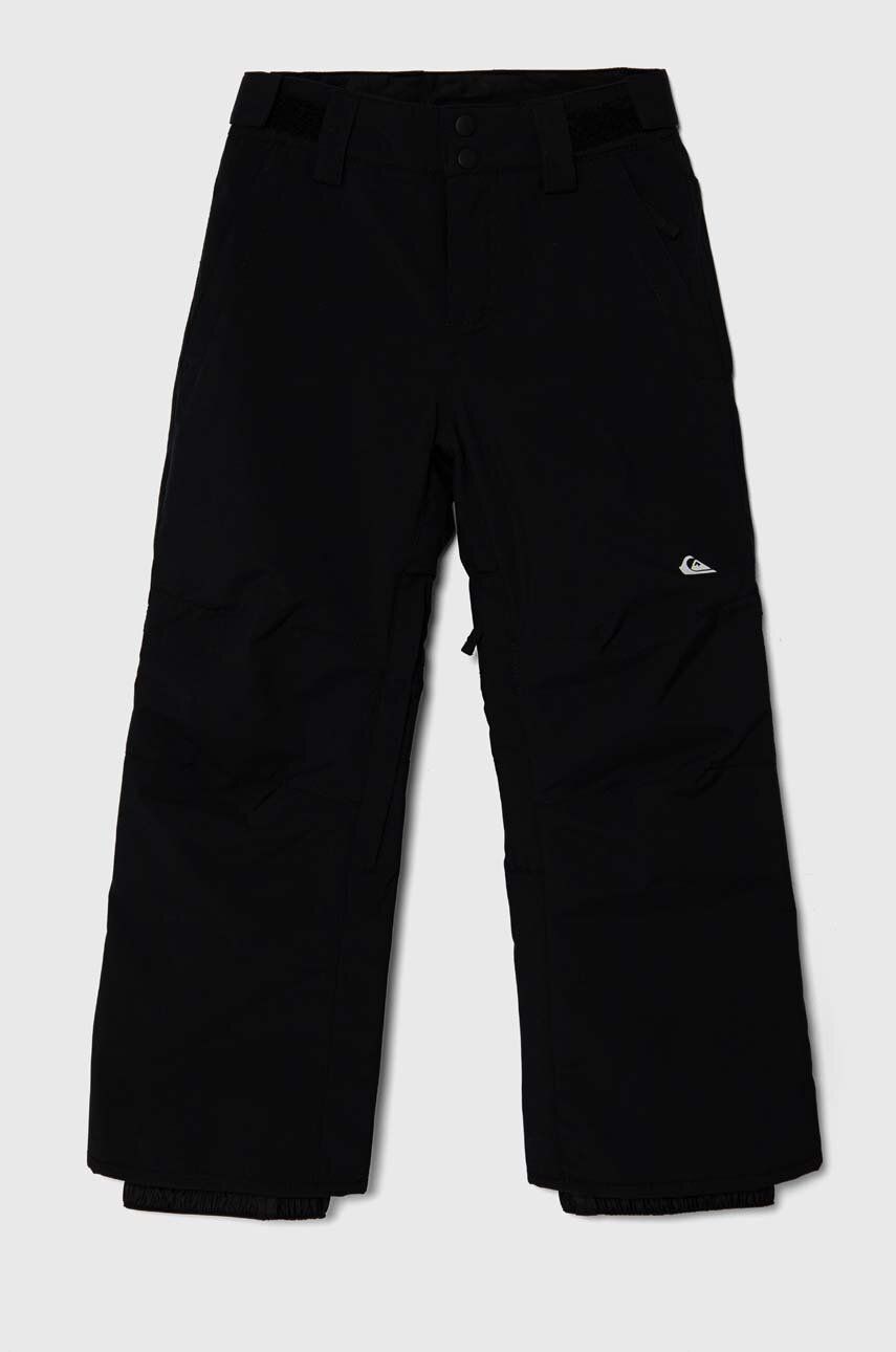 Dětské lyžařské kalhoty Quiksilver ESTATE YTH PT SNPT černá barva - černá - Hlavní materiál: 100 % P