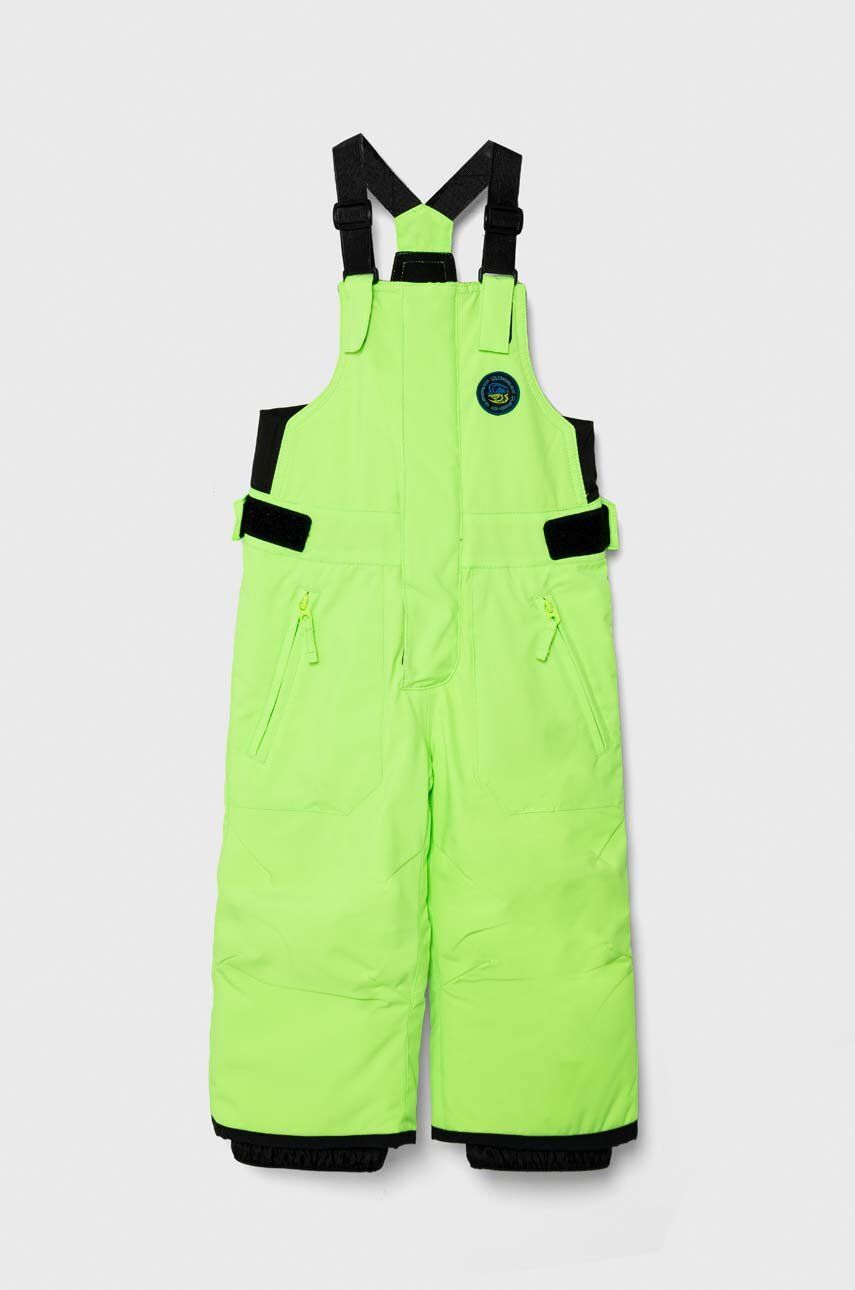 Levně Dětské lyžařské kalhoty Quiksilver BOOGIE KIDS PT SNPT zelená barva