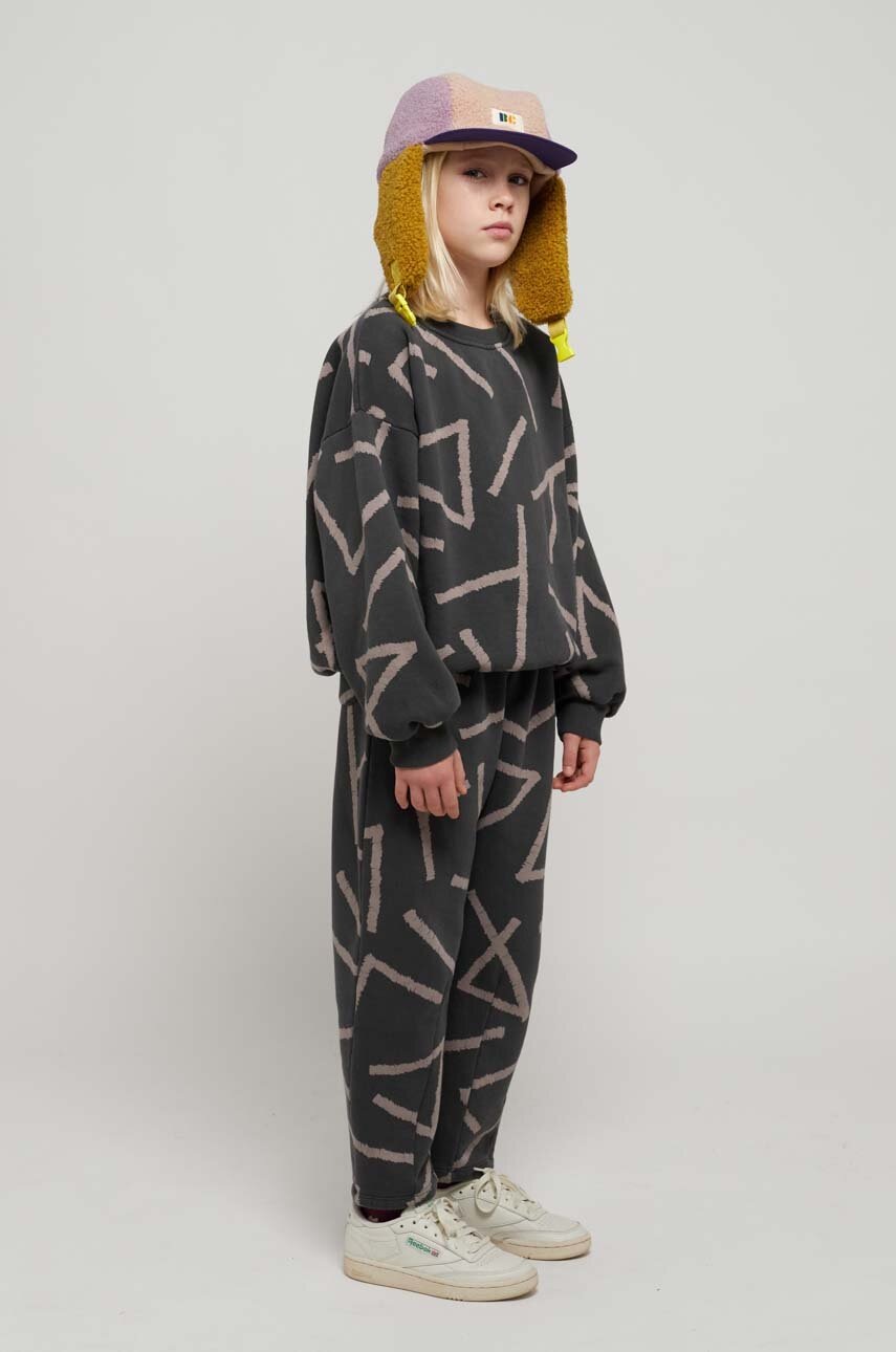 Детские спортивные штаны Bobo Choses цвет серый с узором в Днепре Детские спортивные штаны Bobo Choses цвет серый с узором в Днепре