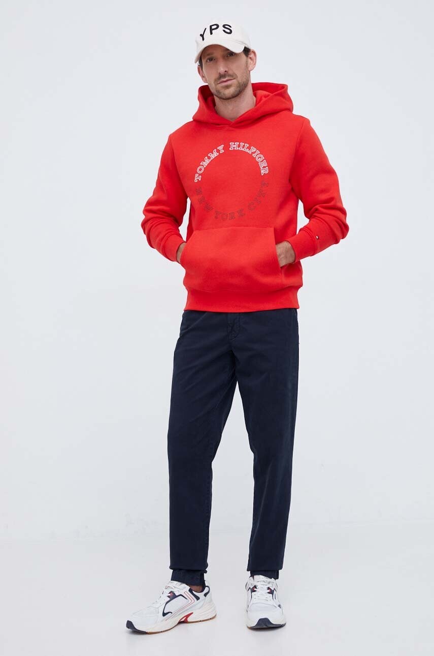 

Штани Tommy Hilfiger чоловічі колір синій пряме