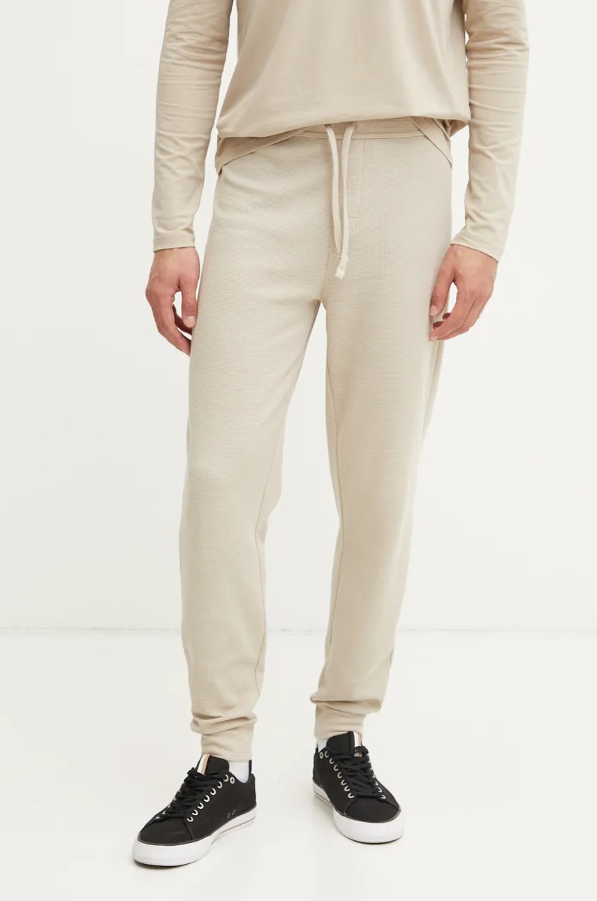 

Спортен панталон BOSS в бежово с изчистен дизайн, Бежов