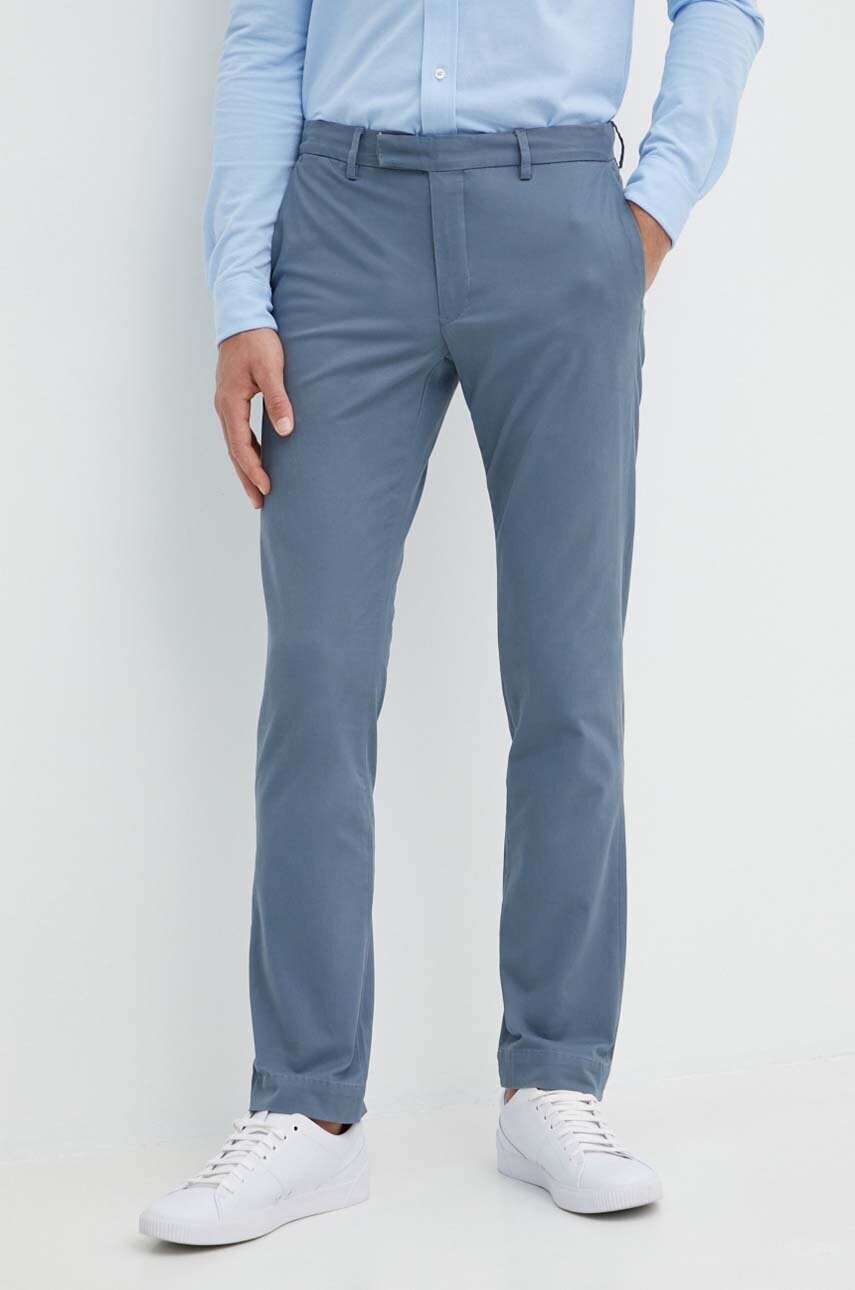 Levně Kalhoty Polo Ralph Lauren pánské, přiléhavé, 710644988
