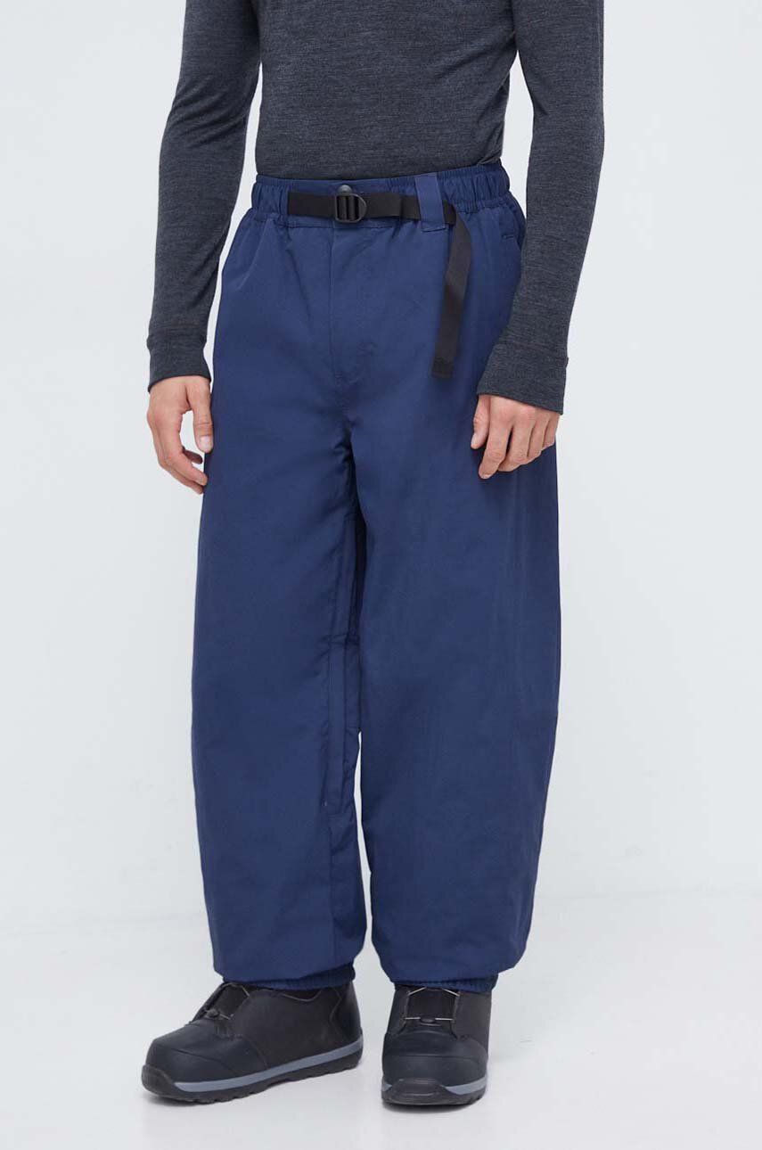 DC pantaloni Primo culoarea albastru marin