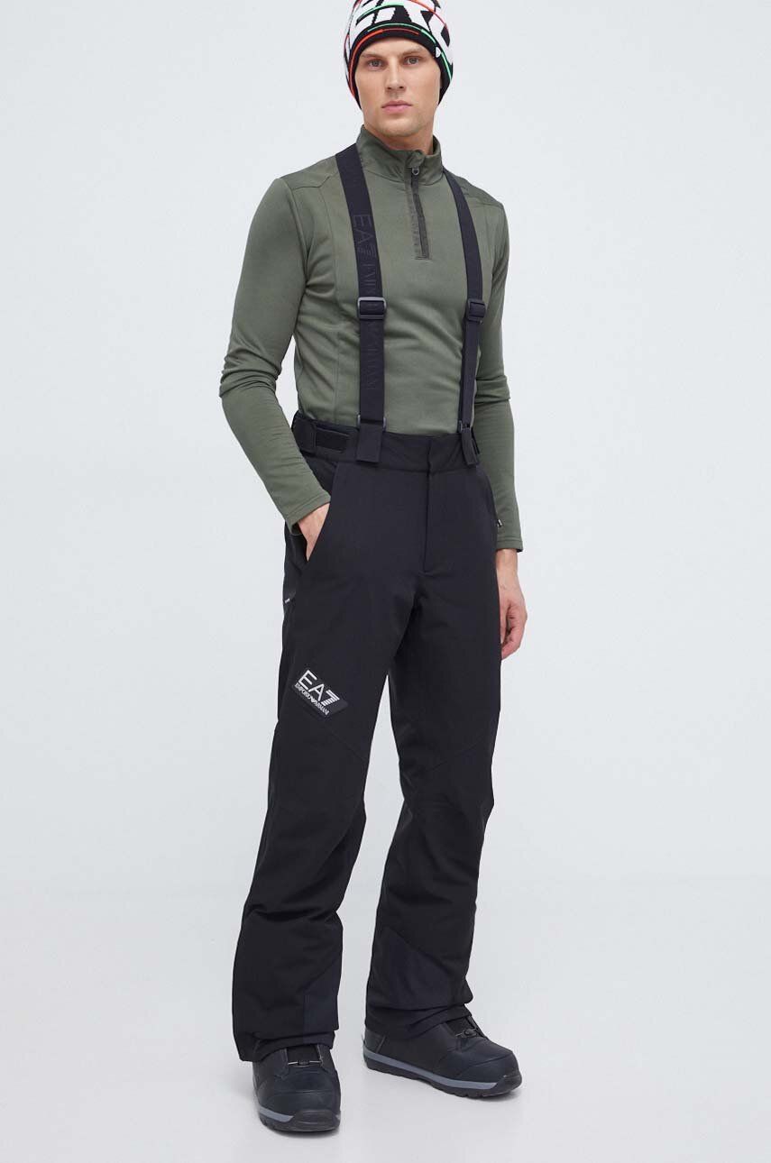 E-shop Lyžařské kalhoty EA7 Emporio Armani černá barva