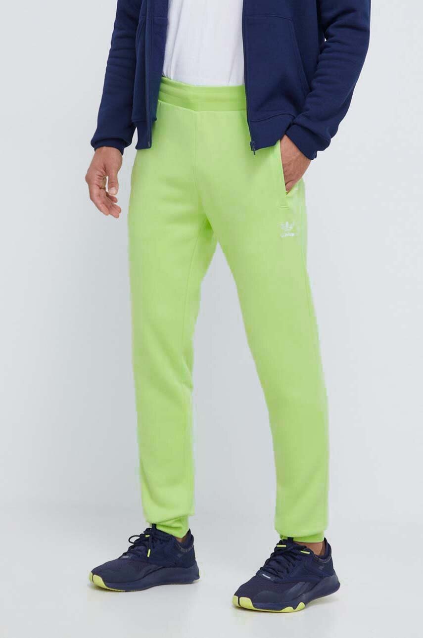 Adidas Originals Pantaloni De Trening Culoarea Verde, Neted