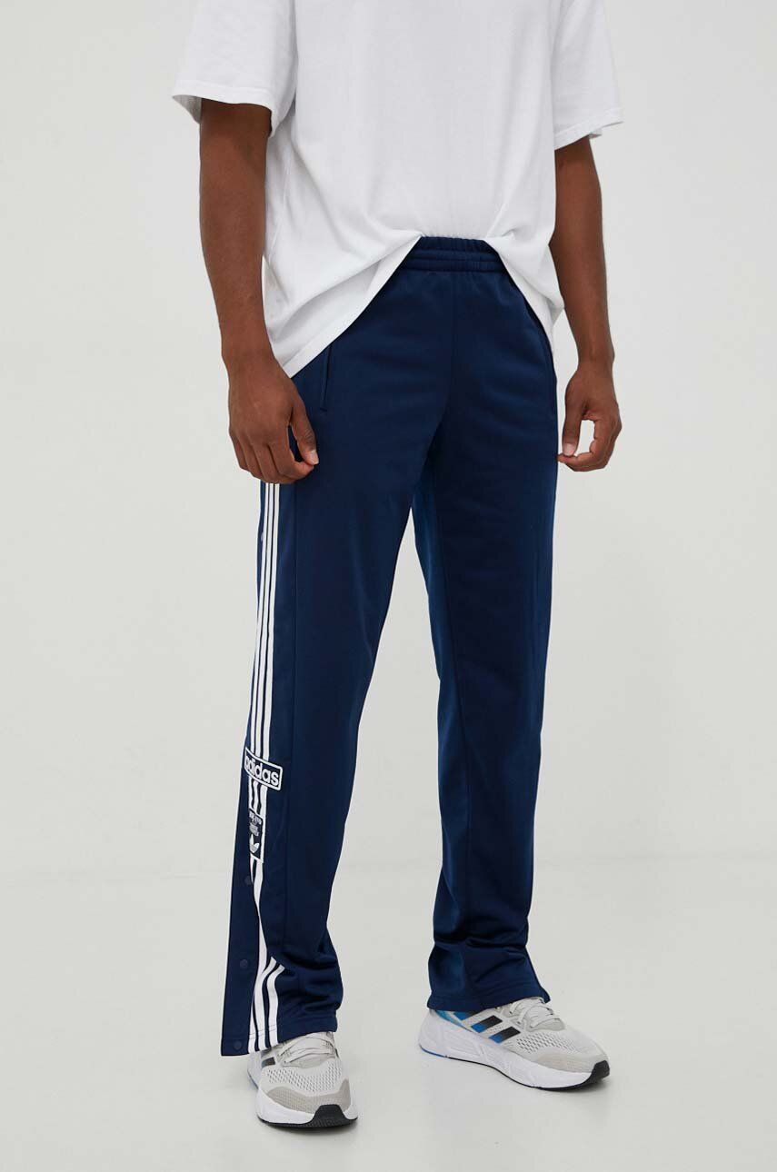 Adidas Originals Pantaloni De Trening Culoarea Albastru Marin, Cu Imprimeu