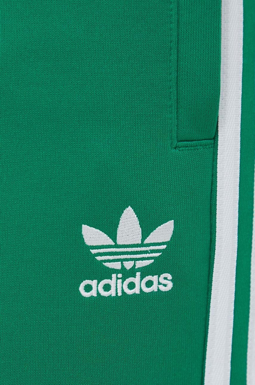 Спортивні штани adidas Originals колір зелений з аплікацією 