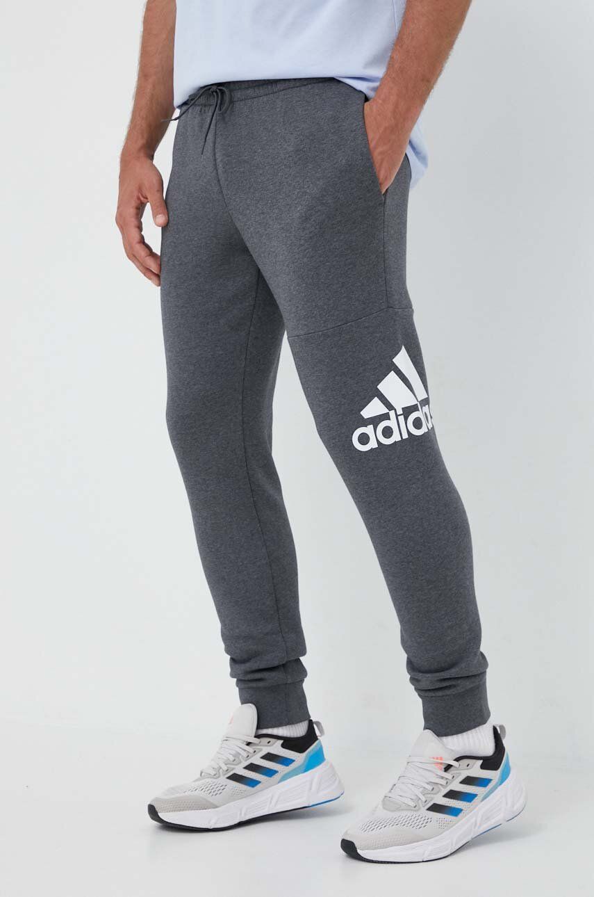 Adidas Pantaloni De Trening Culoarea Gri, Modelator