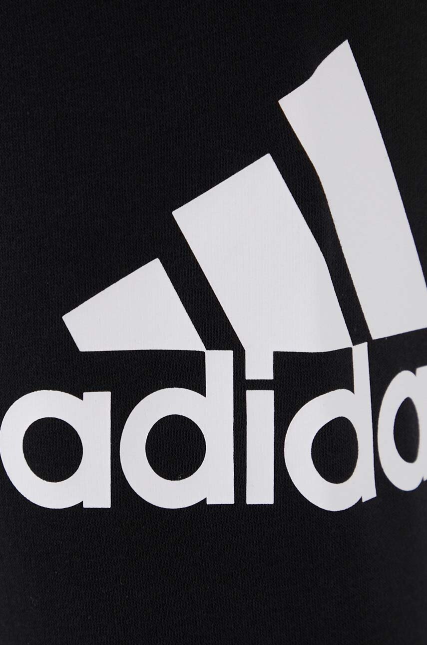 Спортивні штани adidas колір чорний з принтом 