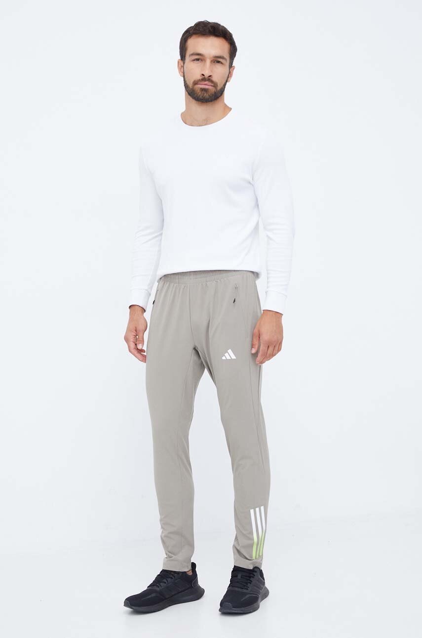 Παντελόνι προπόνησης adidas Performance Train Icons χρώμα: πράσινο φωτογραφία