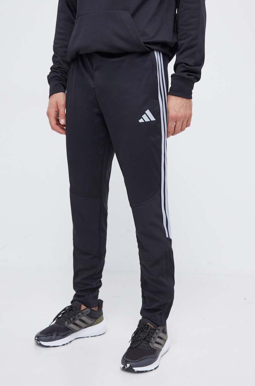 E-shop Tréninkové kalhoty adidas Performance Tiro 23 Competition Winterized černá barva, s aplikací