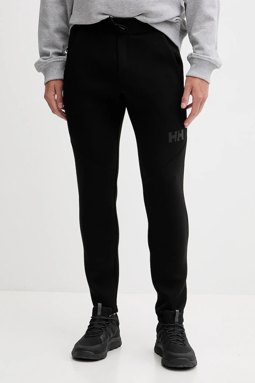 Helly Hansen pantaloni de trening culoarea albastru marin, cu imprimeu