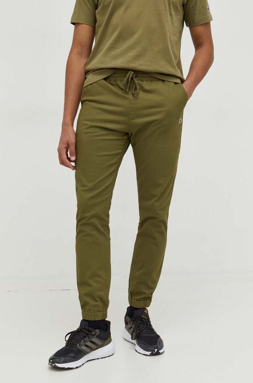 Champion pantaloni barbati, culoarea verde answear.ro