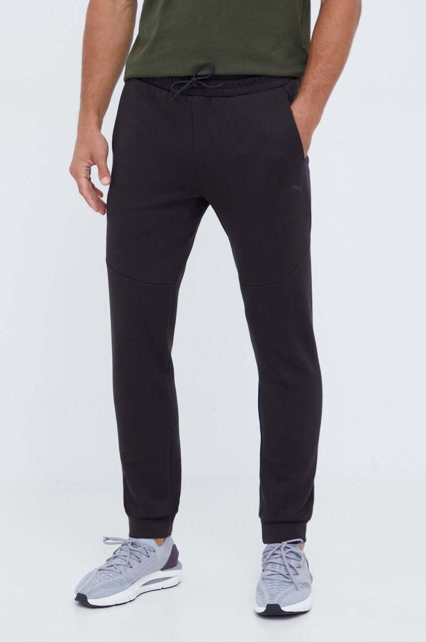 Puma pantaloni de antrenament Pumatech culoarea negru, neted