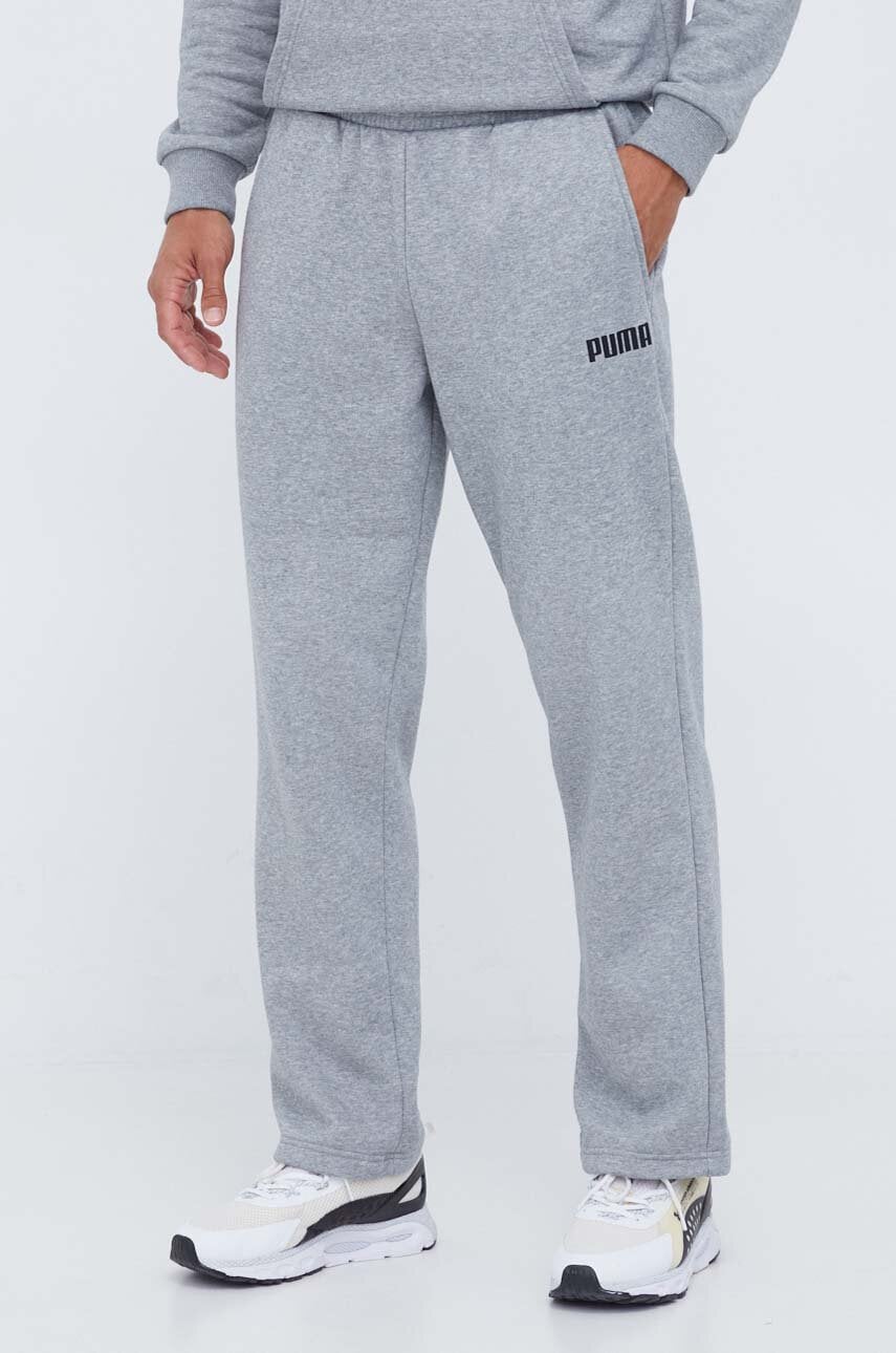 Puma Pantaloni De Trening Culoarea Gri, Melanj