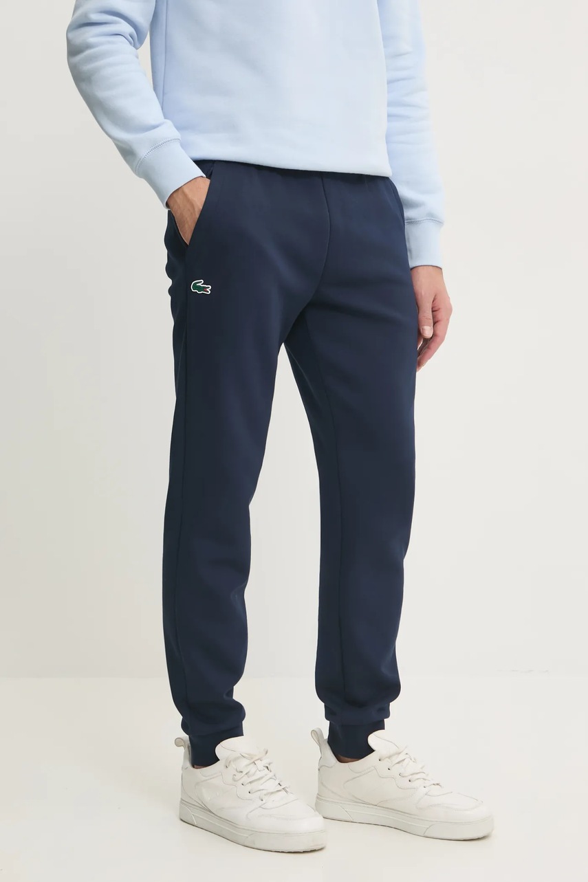 

Спортен панталон Lacoste в тъмносиньо с изчистен дизайн, Тъмносин