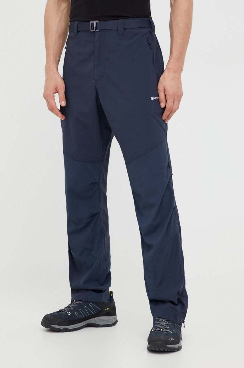 Outdoorové kalhoty Montane Terra tmavomodrá barva - námořnická modř - 100 % Nylon