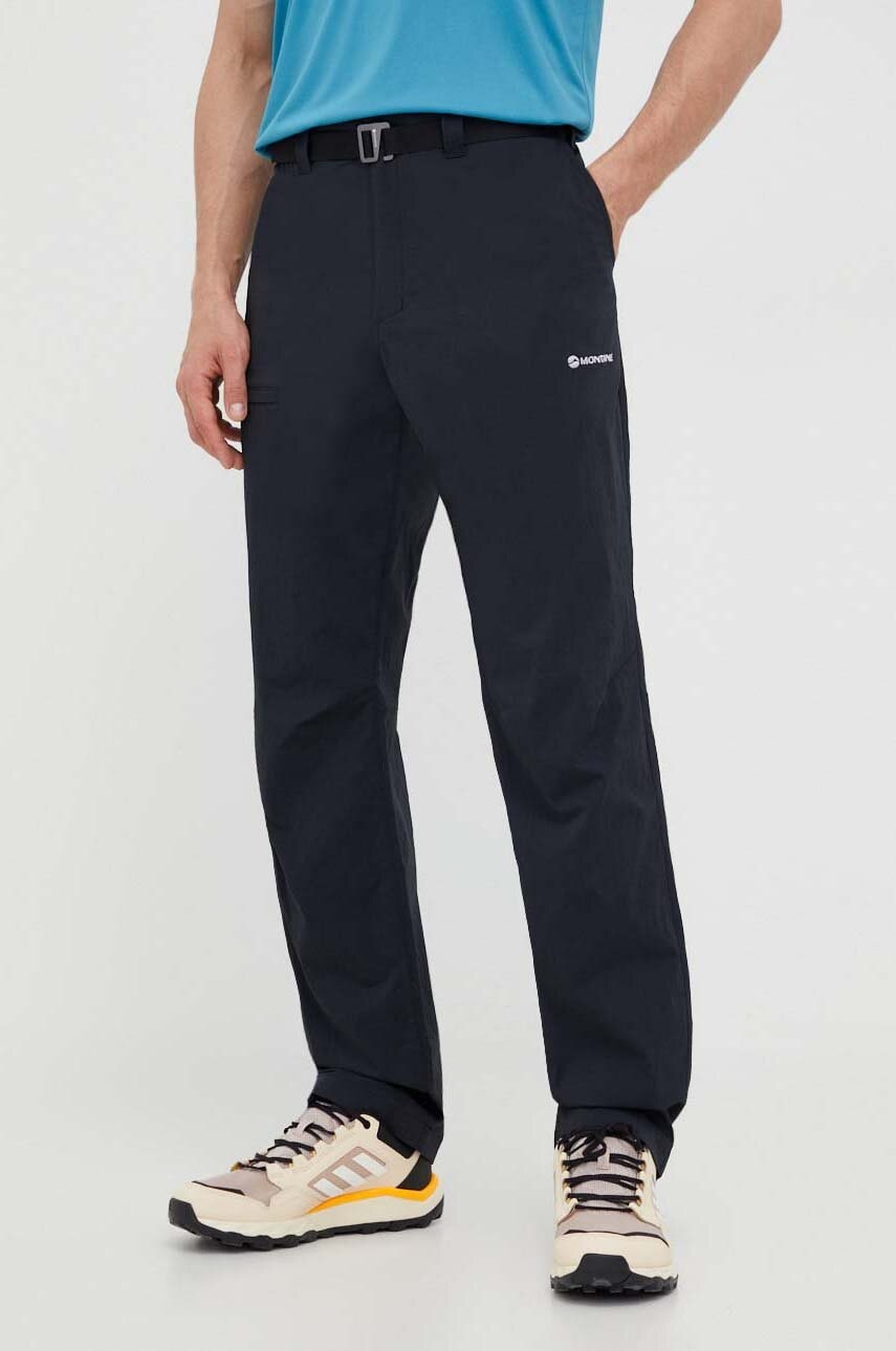 Montane pantaloni de exterior Terra Lite culoarea negru