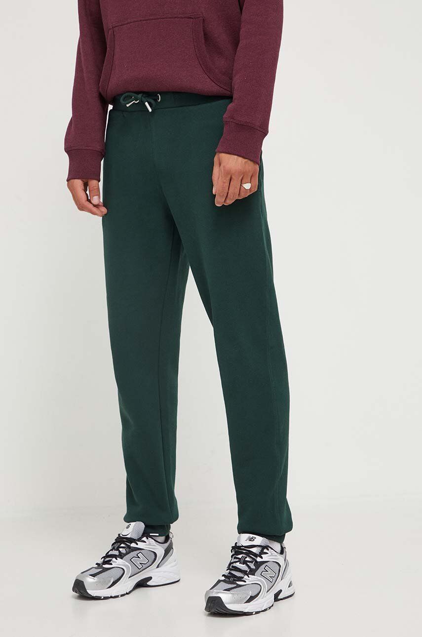 Superdry Pantaloni De Trening Culoarea Verde, Neted