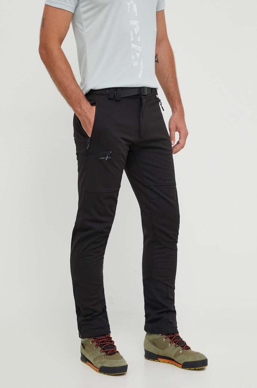 Viking pantaloni de exterior culoarea negru