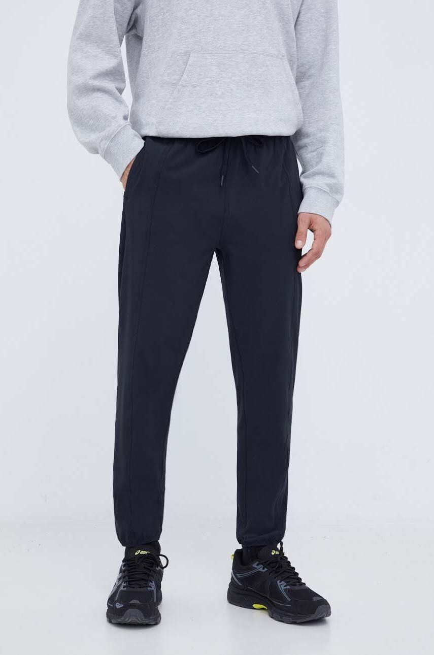 Tréninkové kalhoty Calvin Klein Performance černá barva, hladké - černá - 86 % Polyester