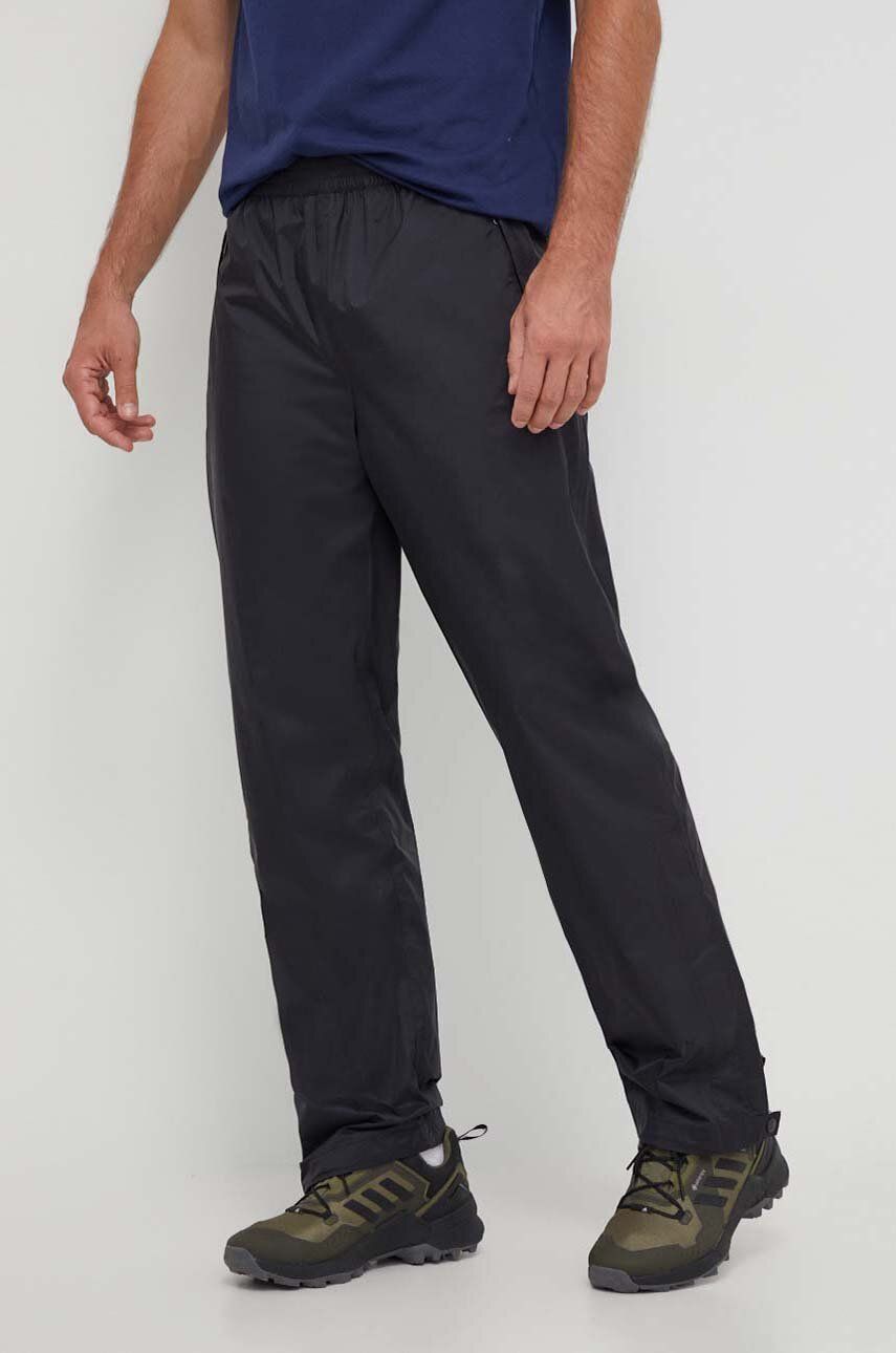Outdoorové kalhoty Marmot PreCip Eco černá barva - černá - Hlavní materiál: 100 % Recyklovaný polyam