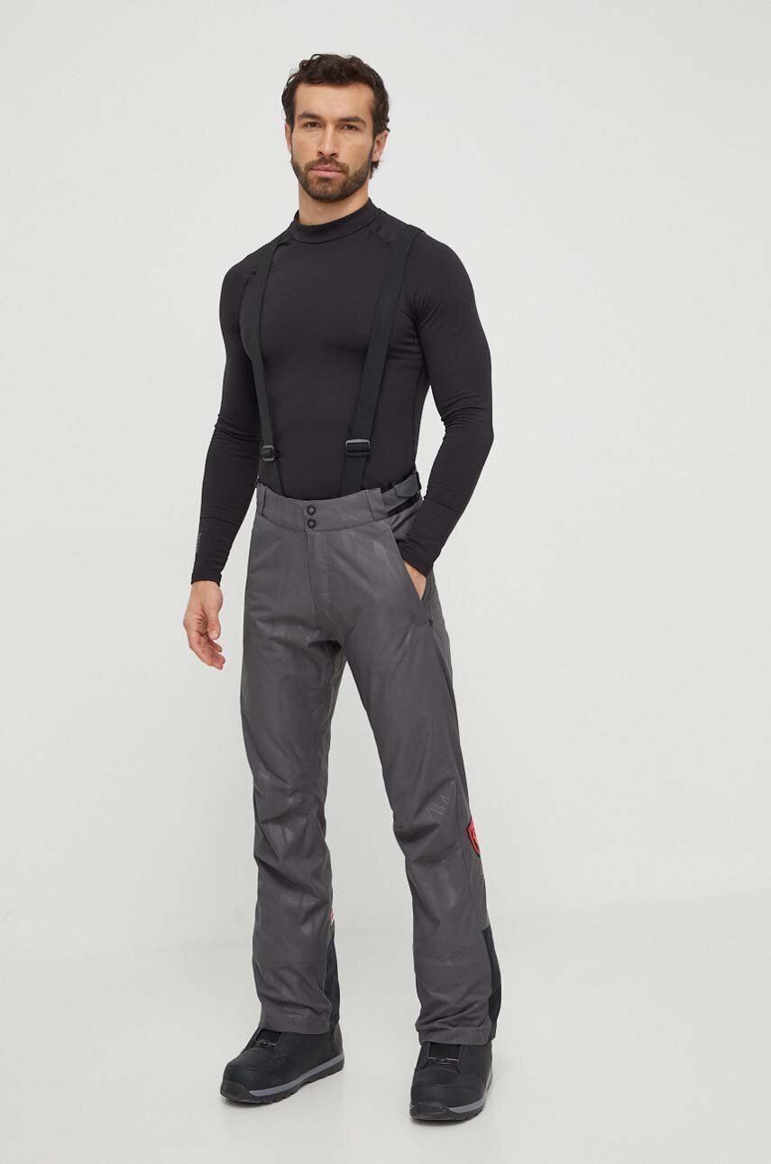 E-shop Lyžařské kalhoty Rossignol HERO šedá barva