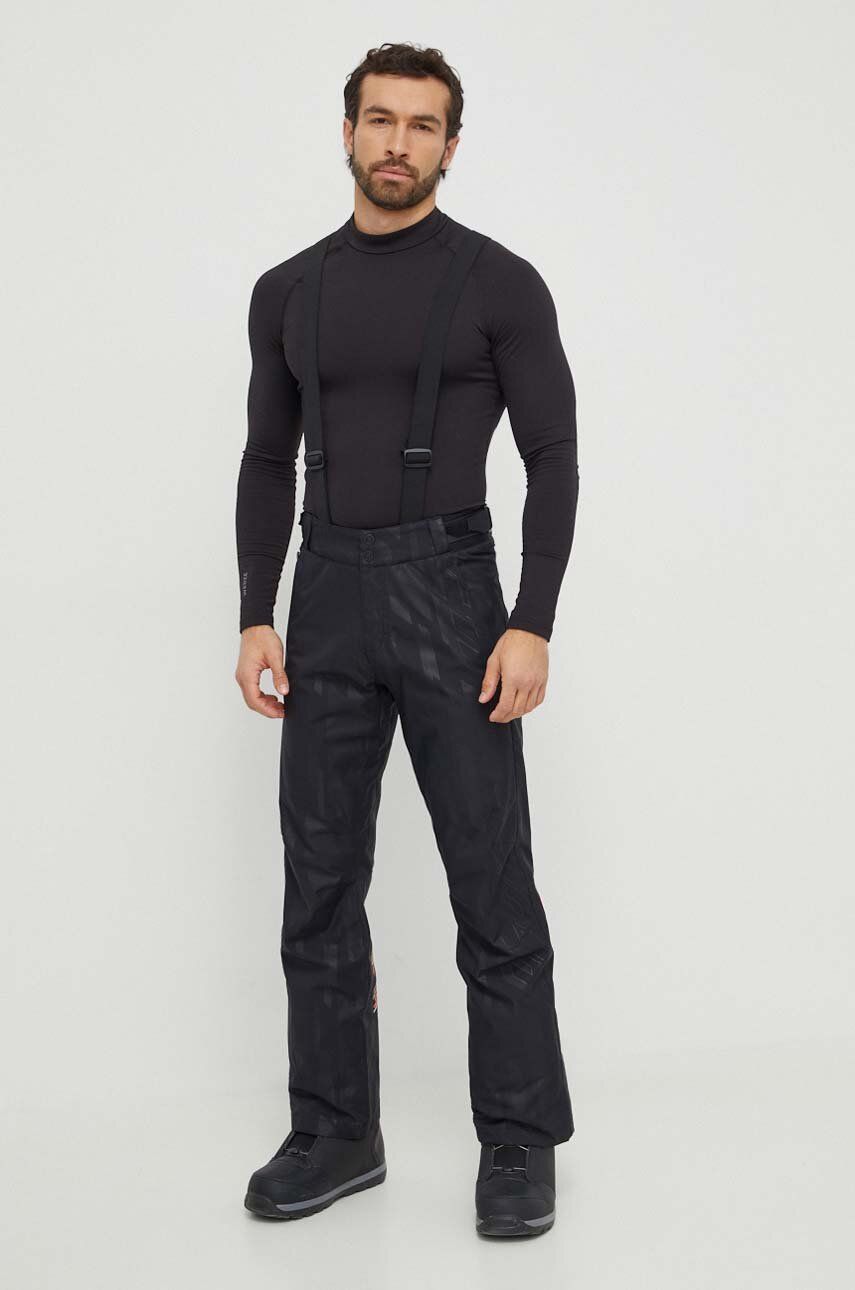 Lyžařské kalhoty Rossignol HERO černá barva - černá - 100 % Polyester
