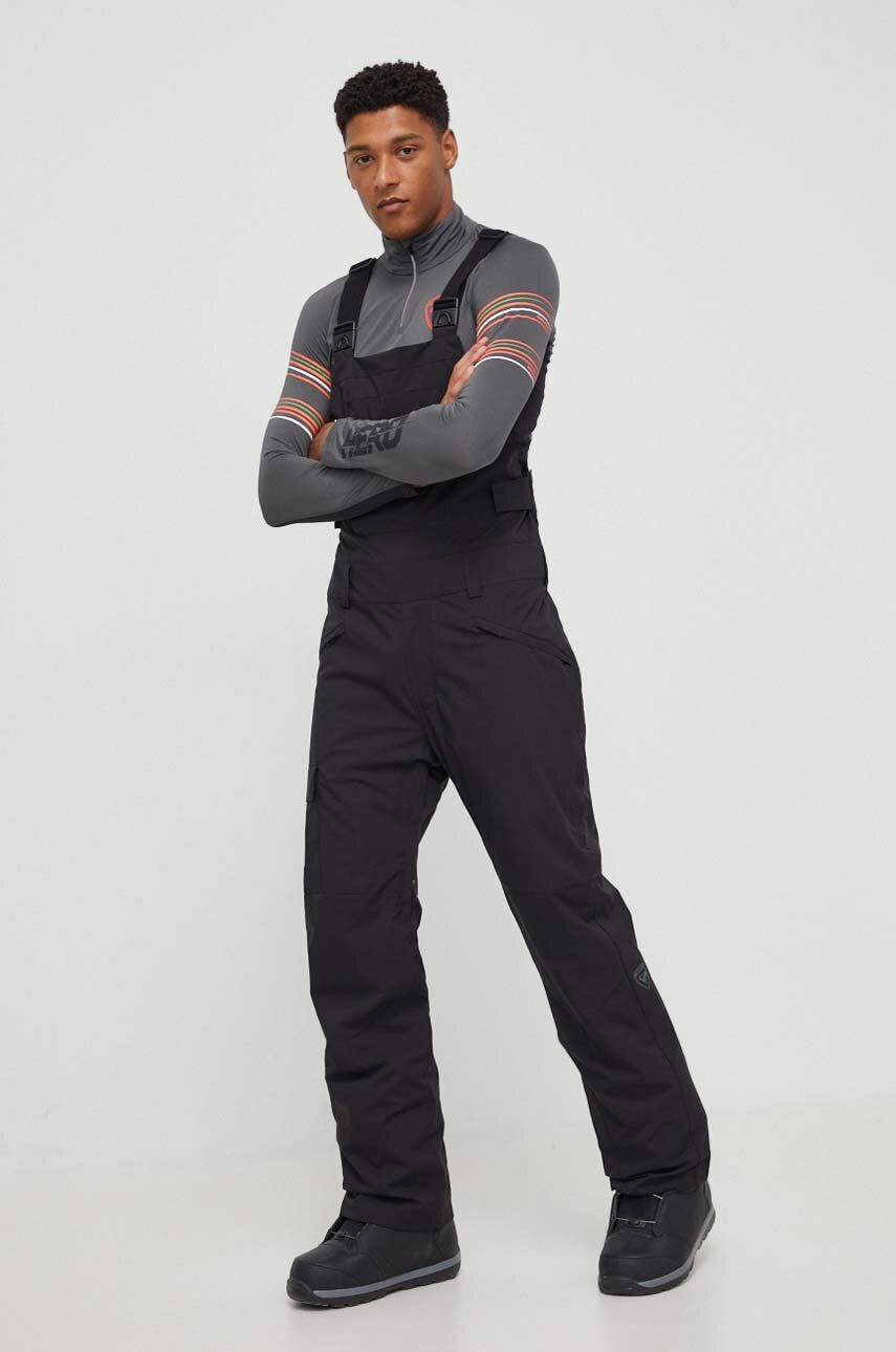 Lyžařské kalhoty Rossignol černá barva - černá - 100 % Polyester