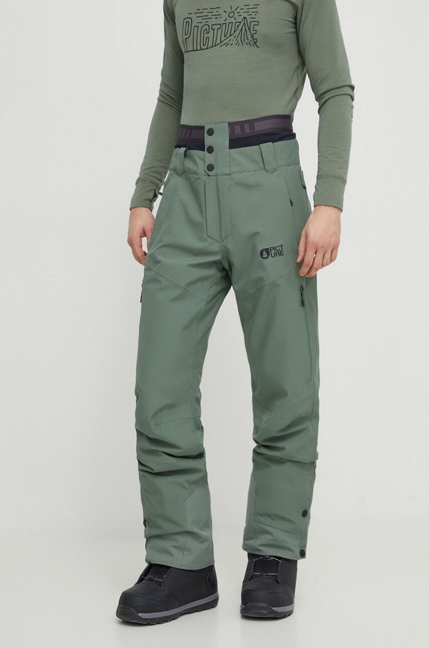 Kalhoty Picture Object zelená barva - zelená - Hlavní materiál: 100 % Udržitelný polyester Podš