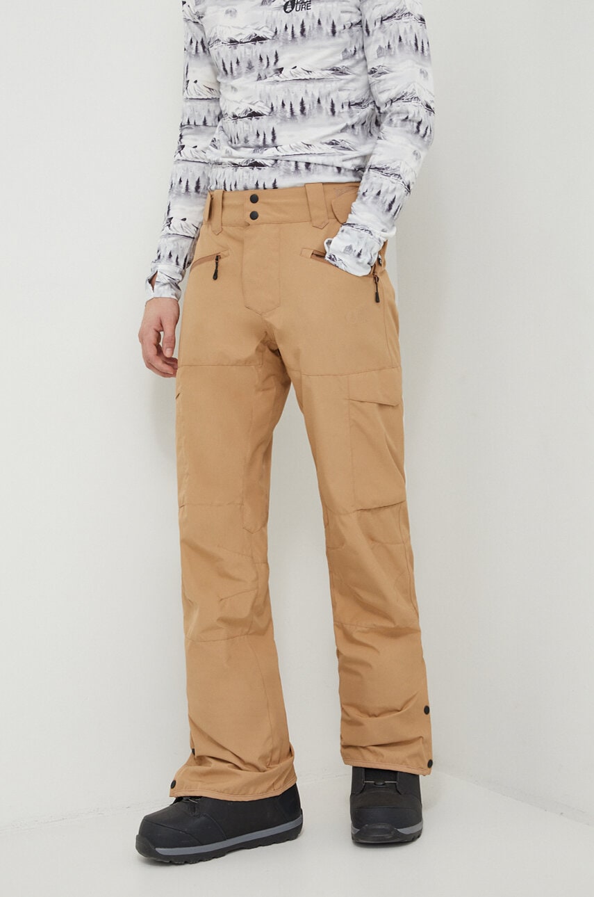 Picture pantaloni Plan culoarea bej