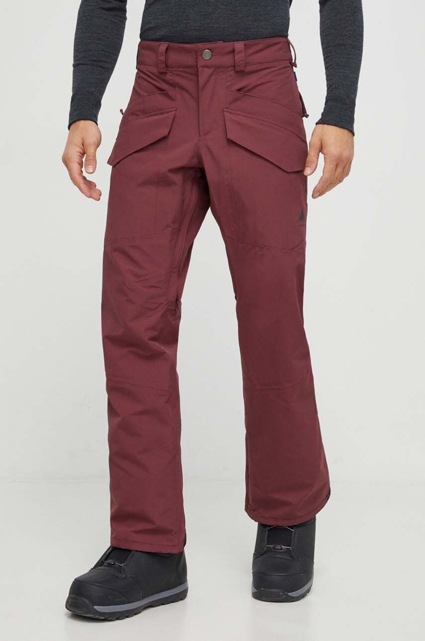 Burton pantaloni Covert 2.0 culoarea bordo