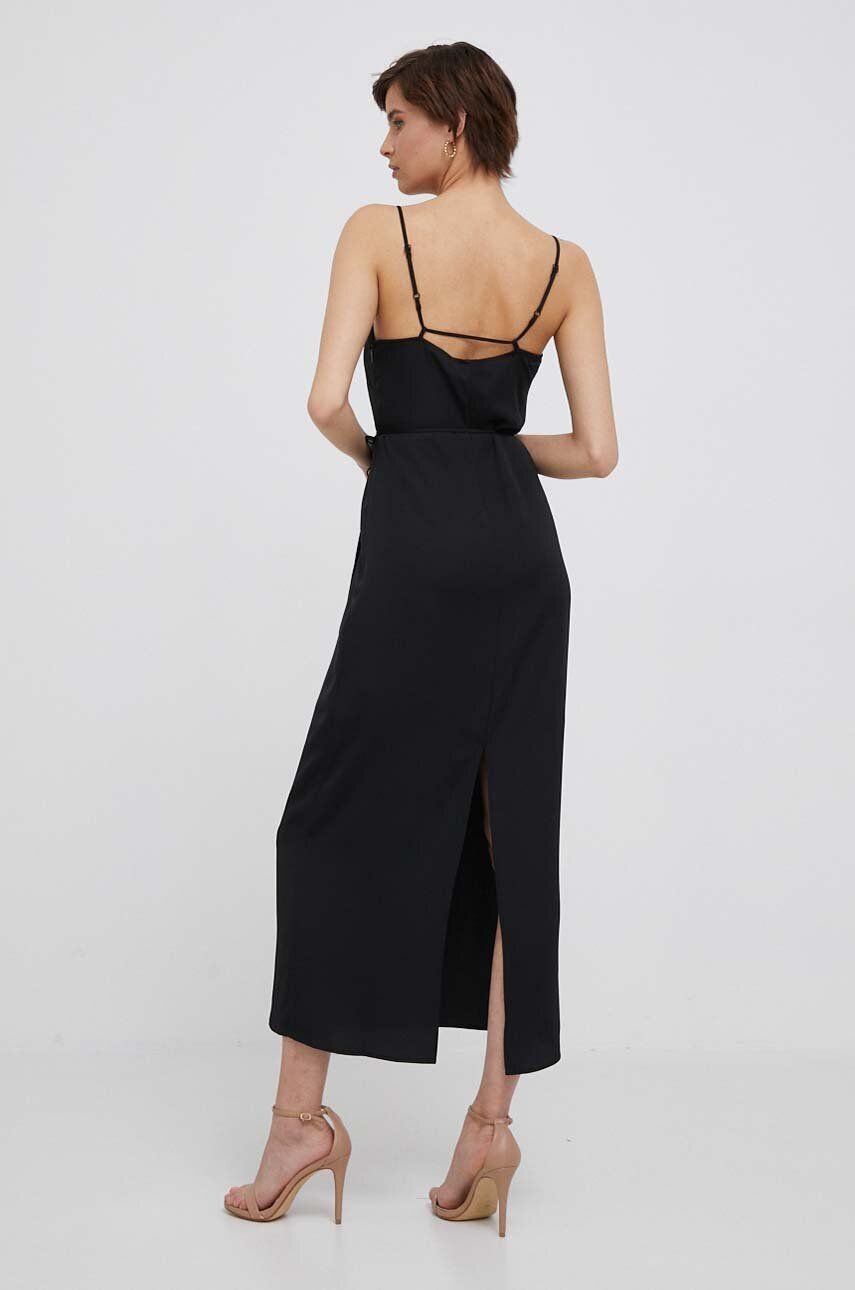 Сукня Calvin Klein колір чорний maxi пряма