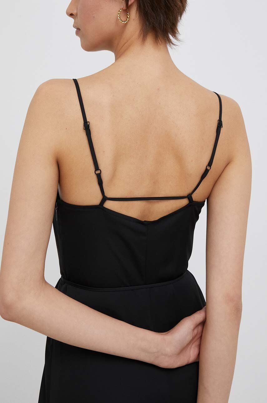 Сукня Calvin Klein колір чорний maxi пряма