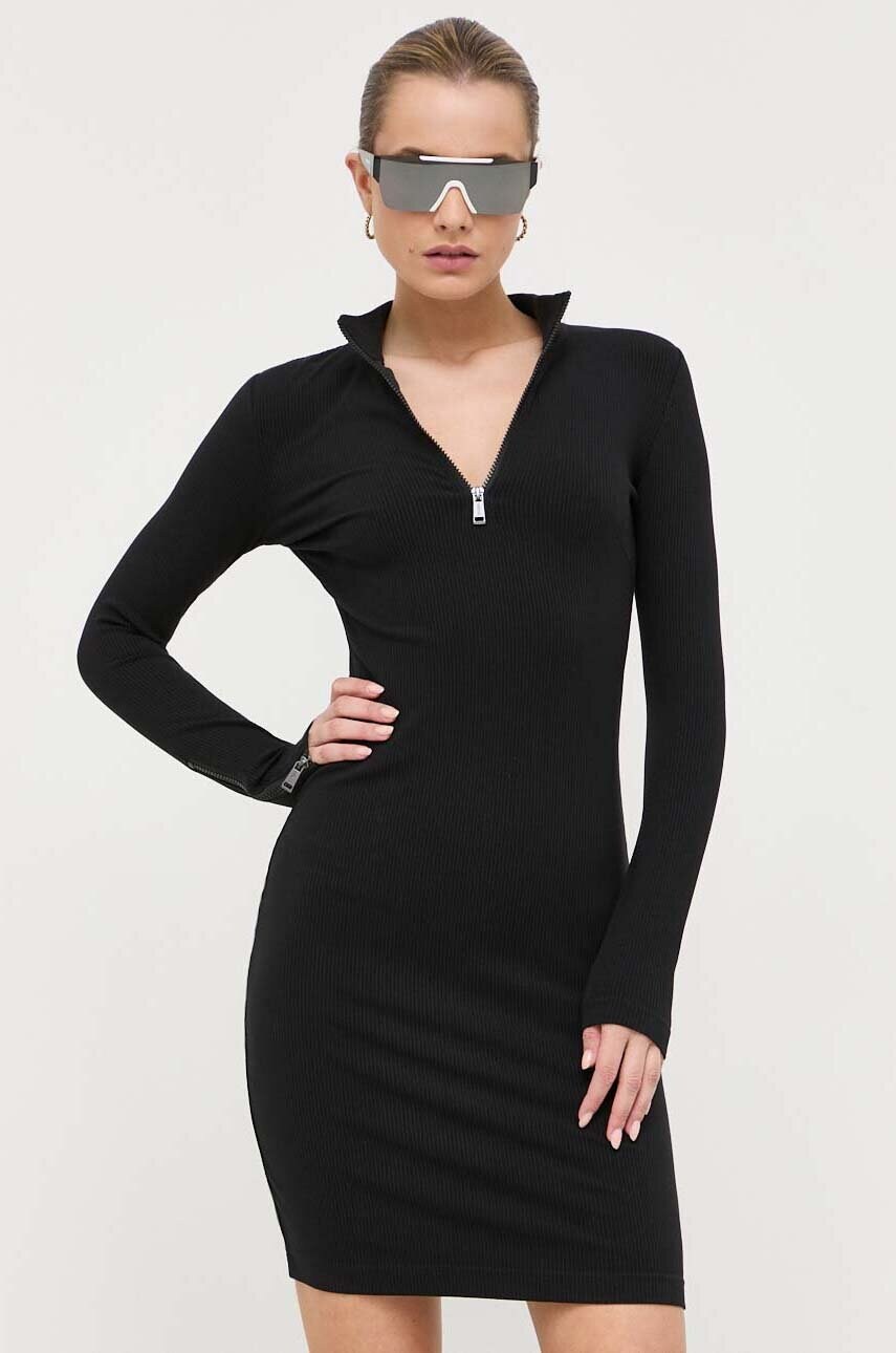 

Платье Guess цвет чёрный mini облегающая
