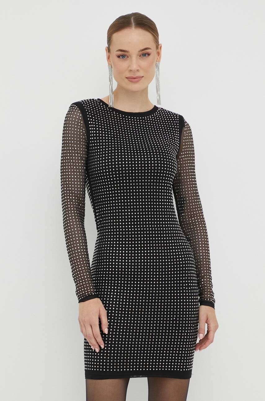 

Сукня Guess колір чорний mini облягаюча