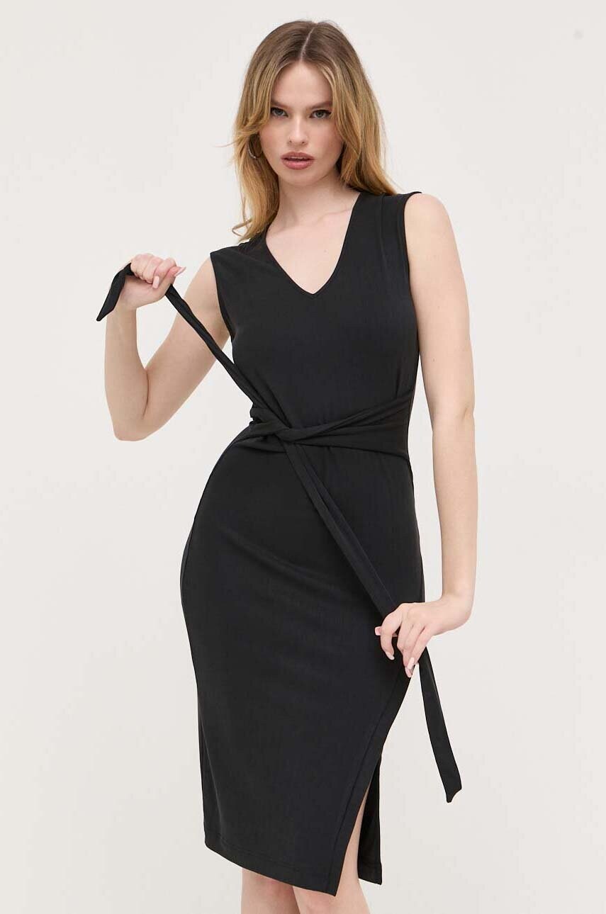 

Сукня Guess колір чорний mini облягаюча