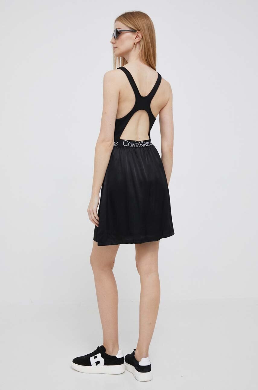 Сукня Calvin Klein Jeans колір чорний mini розкльошена