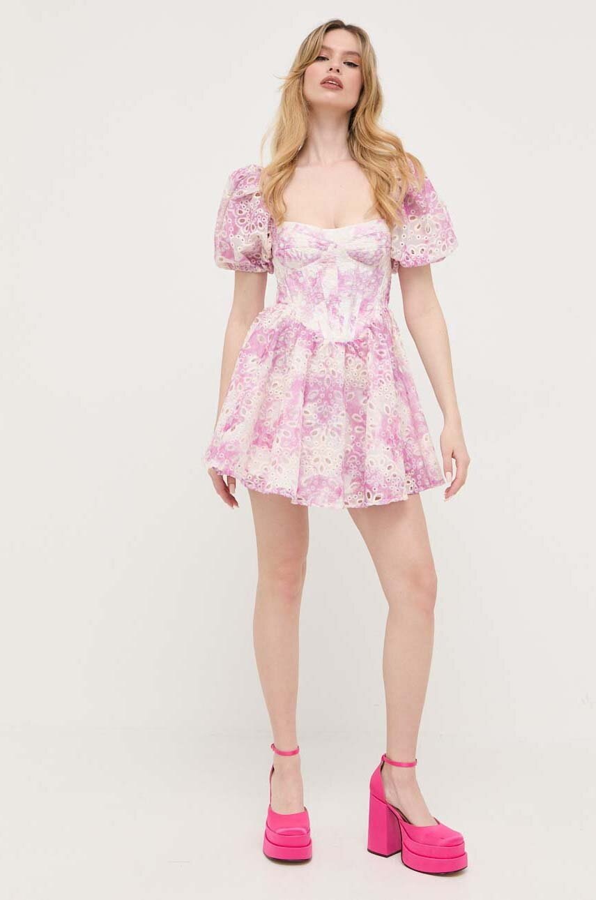 Сукня Bardot mini розкльошена