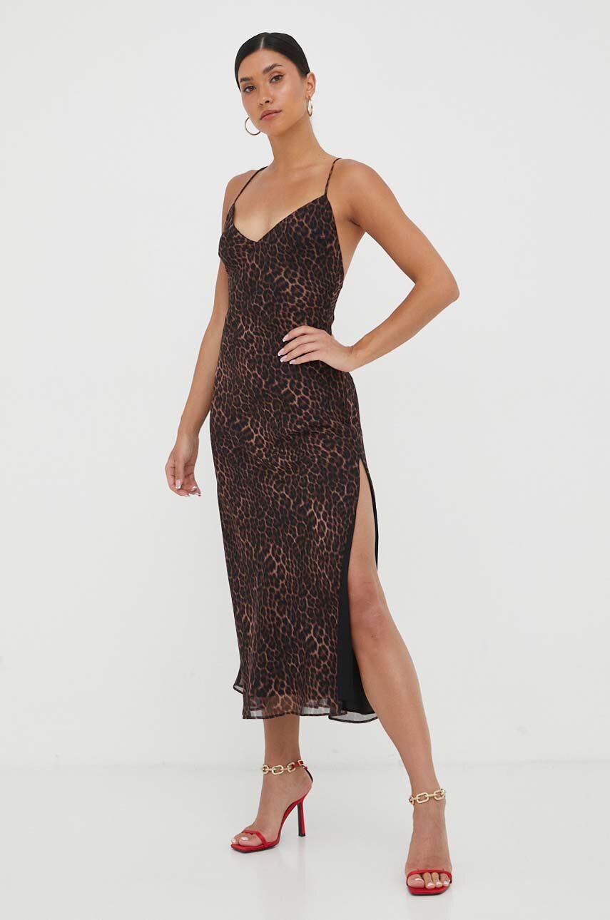 Bardot Rochie Midi, Evazati