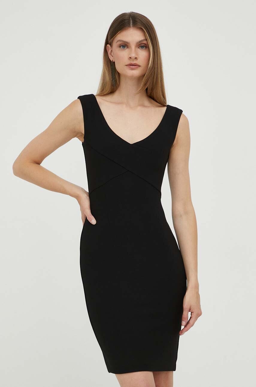 

Платье Marciano Guess цвет чёрный mini облегающая