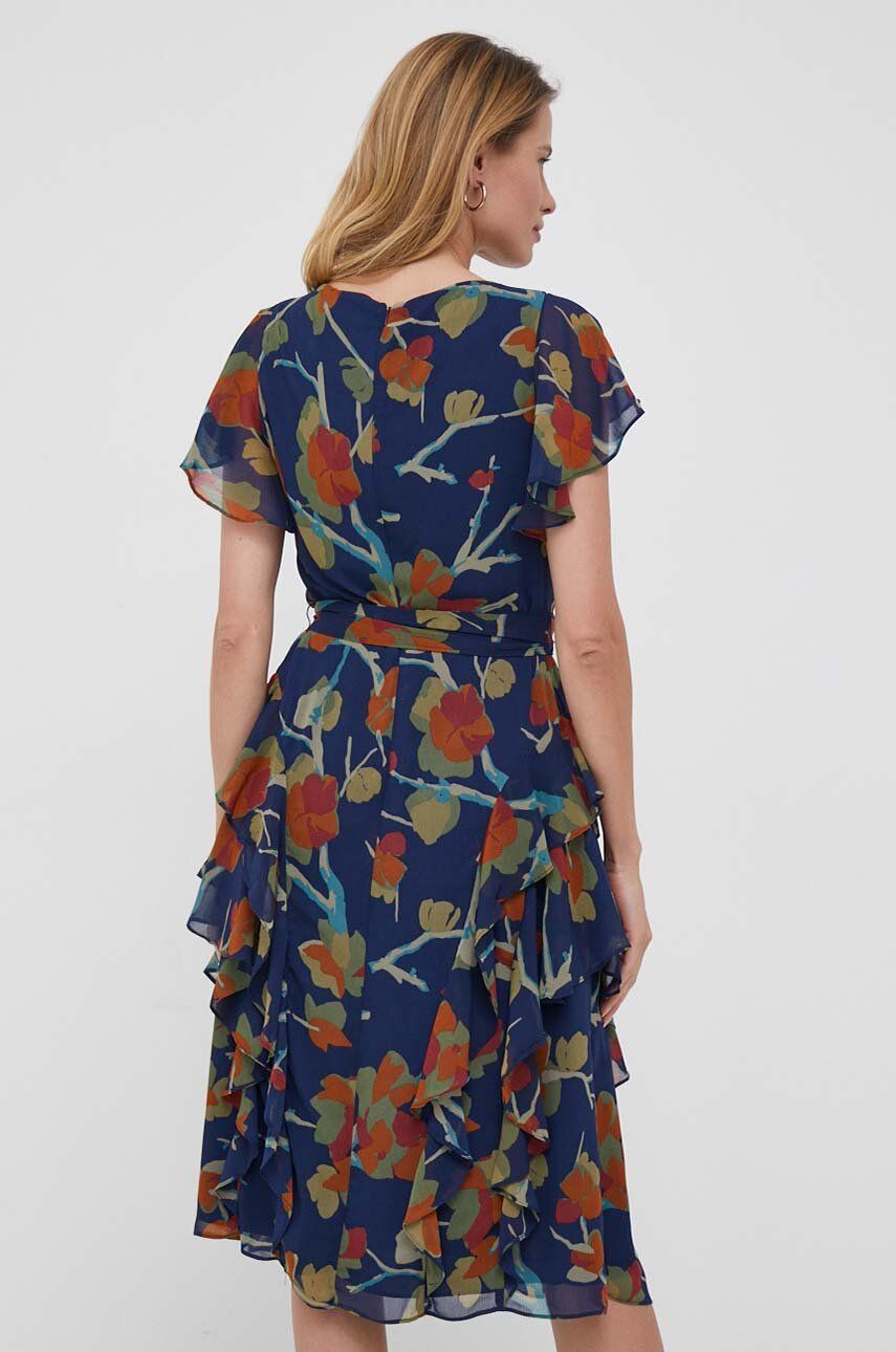 Сукня Lauren Ralph Lauren колір синій mini розкльошена